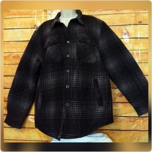 Flannel quilted jacket